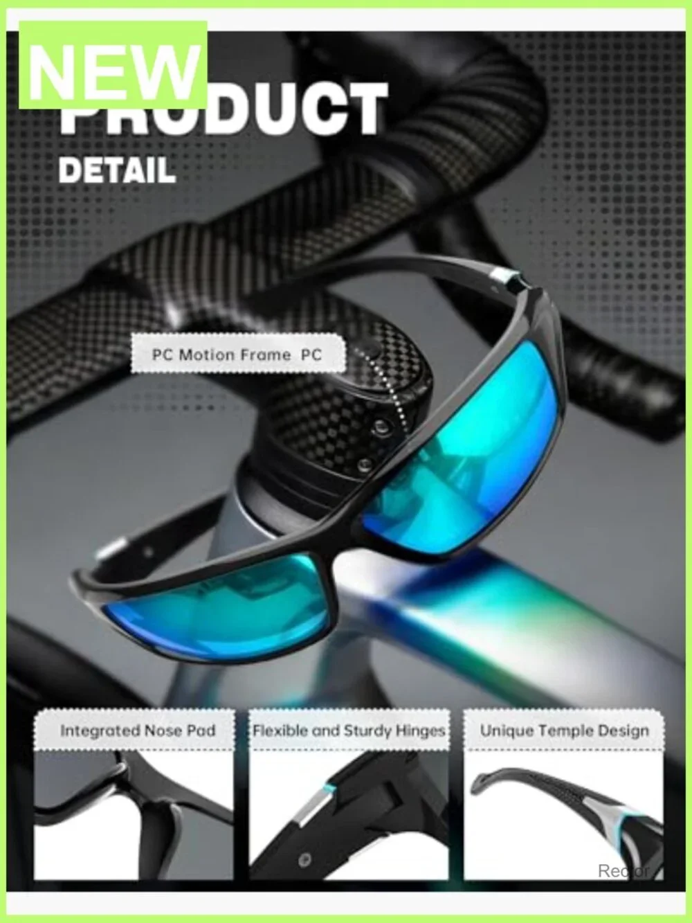 4 Pack Polarized Sports Sunglasses UV Protection for Men Fishing Cycling